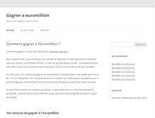 Tablet Screenshot of gagner-a-euromillion.fr